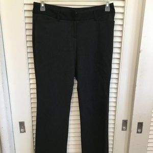 Express Editor Charcoal Gray with Black Dress Pant